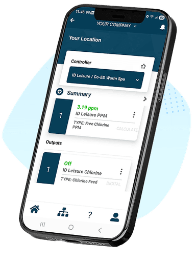 Screenshot of the app dashboard